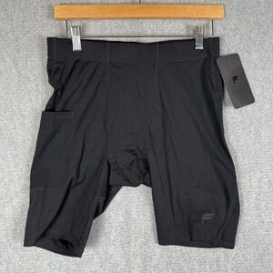 Fabletics Shorts Mens Size Medium Black Athletic The Baseline 9" Inseam Compress